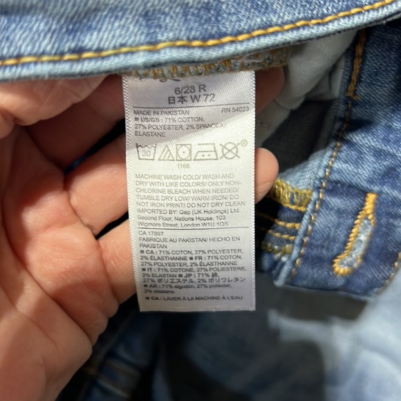 GAP Legging Skimmer siz 6/28 mid-rise - Picture 3 of 3